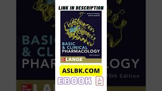 Basic and Clinical Pharmacology 15th Edition Bertram Katzung 9781260452310 126045231X [upl. by Naliorf]