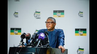 ANC NWC Fikile Mbalula briefs the media [upl. by Dlaniger]