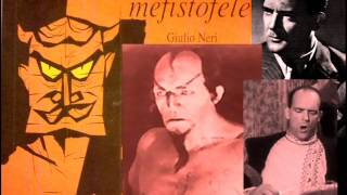 Giulio Neri  Mefistofele Arrigo Boito  quot Son Lo Spirito Che Nega quot [upl. by Donica]