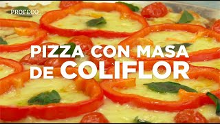 Pizza con masa de Coliflor  Tecnología Doméstica  Profeco [upl. by Attaynik]