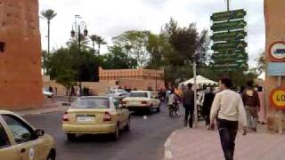 Marrakesh Airport Bus Trip Morocco part 7 [upl. by Hiller]