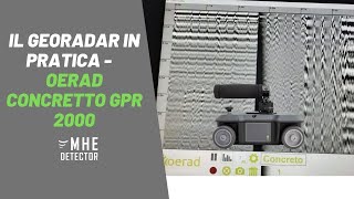 IL GEORADAR IN PRATICA  MHE CONCRETTO GPR 2000 [upl. by Yelhak612]