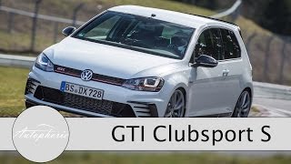 2016 VW Golf GTI Clubsport S im Test  Nordschleife Fahrbericht mit Benjamin Leuchter [upl. by Wycoff]