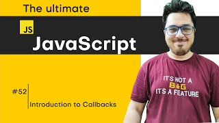 Introduction to Callbacks  JavaScript Tutorial in Hindi 52 [upl. by Olivette]