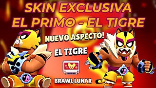 JUGANDO CON El BRAWLER EL PRIMO  SKIN EL TIGRE [upl. by Bartie]