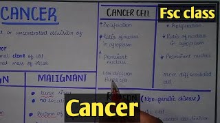 Cancer  benign And Malignant tumor  Class 12 Biology [upl. by Dadirac]