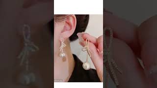 Korean earings fasion latest design collection  Youtube Shorts  👌👌👌 [upl. by Nuahsyar]