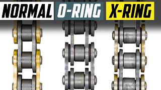 ORing vs XRing vs “Normal” Motorcycle Chains  What’s The Difference [upl. by Atiz]