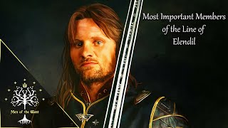 The Line of Elendil Most Important Members  Families of Middleearth [upl. by Bobbee]