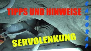 Tipps und Hinweise zum Thema Servolenkung [upl. by Nedaj]