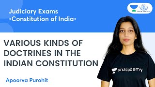 Various kinds of Doctrines in the Indian Constitution By Apoorva Purohit [upl. by Eisso]