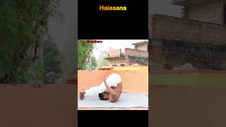 Halasana or plow yoga pose  Chakra Yoga vimal [upl. by Haceber]