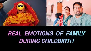 See The Real Emotions of Family During Childbirth  Nik Mehra Vlogs [upl. by Fawna]