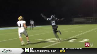 Lansing Catholic tops OvidElsie in Frenzy Game of the Week [upl. by Ecydnac]