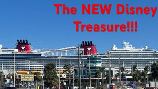 FIRST LOOK at Disneys Newest Cruiseship The Disney Treasure Walt Disney World November 2024 [upl. by Yeta355]