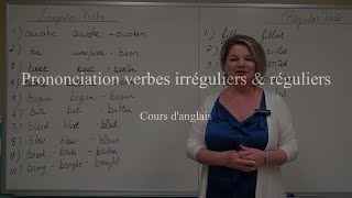 Prononciation verbes irréguliers amp réguliers 1 [upl. by Madox]