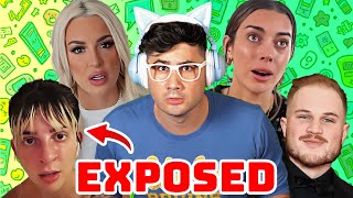 Tana Mongeau EXPOSES Gabbie Hanna Brianna Chickenfry BLACKMAILED BY Zach Bryan Logan Paul v Ludwig [upl. by Norha133]