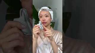 my Kendall Jenner inspired gua sha routine 💫 [upl. by Edora]