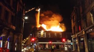 Fire in Academy Street Inverness [upl. by Michiko]