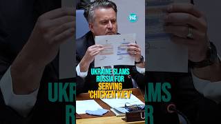 Russia Serves Chicken Kiev At UNSC Dinner Ukraine Reacts [upl. by Retrak387]