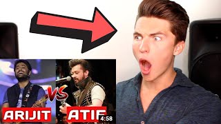 VOCAL COACH Reacts to Arijit Singh Vs Atif Aslam  REAL VOICE WITHOUT AUTOTUNE [upl. by Zetra]