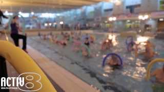 Activ8 Aquafit Fitness Class  Splash Stockton [upl. by Noelyn]