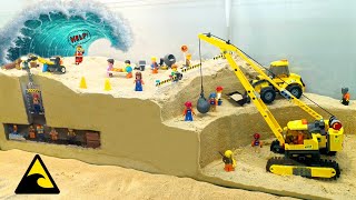 Lego Tsunami Wave Machine VS Emerald Mine Whats the Best Choice for Flood Disaster [upl. by Aihsema825]