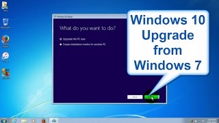 Windows 10 upgrade from Windows 7  Upgrade Windows 7 to Windows 10  Beginners Start to Finish Free [upl. by Olney]