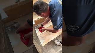 Make quick work of left over tack strips amp adhesive on stairs With the ROBERTS Heavy Duty Scraper [upl. by Jankell]