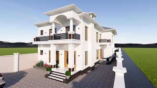 1 Kanal house design  5 Bedrooms  Modern house design  Architecture and Interior design [upl. by Toile250]