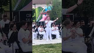 US Navy Band 4th of July Concert MUC Bill Edwards performing Casey at Bat Alethia Tanner Park DC [upl. by Lael465]