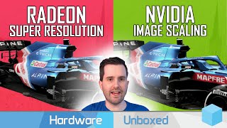 Radeon Super Resolution vs Nvidia Image Scaling  Who Has Better Driver Upscaling [upl. by Arde]