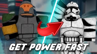 HOW to get POWER fast in ROBLOX Coruscant [upl. by Chadabe229]