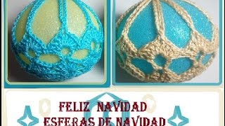 Esfera de Navidad crochet [upl. by Mirabel]