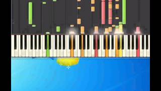 Atlantide De Gregori Francesco Piano tutorial by Synthesia [upl. by Osanna36]