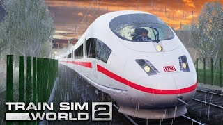 NOTBREMSUNG  ICE 3  Deutsche Bahn  TRAIN SIM WORLD 2  Schnellfahrstrecke Köln – Aachen  TSW2 [upl. by Norry]