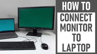 How To Connect A Second Monitor To Your Laptop  Using HDMI Cable  STEP BY STEP TUTORIAL [upl. by Charyl]