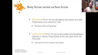 Geodynamics  Lecture 31 Forces [upl. by Amii]