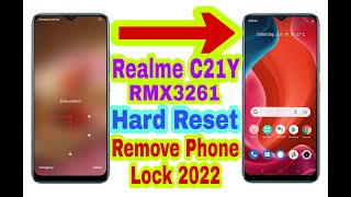 Realme C21Y RMX3261 Hard ResetRemove Phone Lock 2022  Unlock PatternPinPassword 100 Working [upl. by Mendoza987]