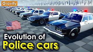 Evolution of United States Police Cars 19302024 [upl. by Nierman673]