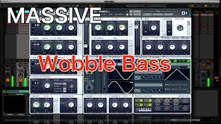 Wobble Bass（ワブルベース）の作り方 《Massive 使い方》（Sleepfreaks DTMスクール） [upl. by Yebot]