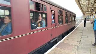 Class 50 departing Ramsbottom with two coaches [upl. by Emmit]