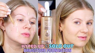 HYPED UP amp SOLD OUT New Drugstore Foundation [upl. by Curzon]