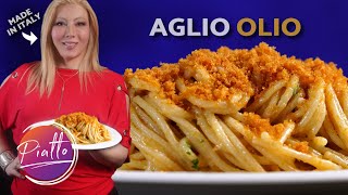 Spaghetti Aglio Olio 🧄🇮🇹🤤 — Ultimate Italian Recipe [upl. by Inotna766]