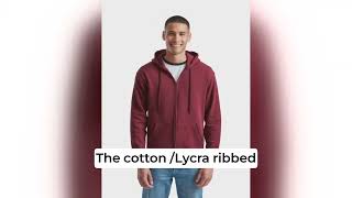 Fruit of the Loom Classic Zip Hooded Sweatshirt [upl. by Giacinta]