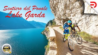 Sentiero del Ponale  Lake Garda  Descending The Bike amp Pedestrian Mountain Path to Riva  4K [upl. by Eenattirb311]