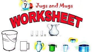 EXTRA Question Answers  Jugs and Mugs  Worksheet  Class 2  NCERT  chapter 7  Maths [upl. by Marlie]