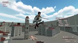 Roarks Attack On Titan Fan Game  Clip 2 [upl. by Sugna]