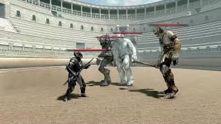 Skyrim Battles  The Ebony Warrior vs The Colosseum  Harkon Miraak Karstaag and more [upl. by Mieka259]