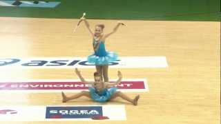 Twirling Bâton N3 Championnes de France duo benja [upl. by Rehpatsirhc]